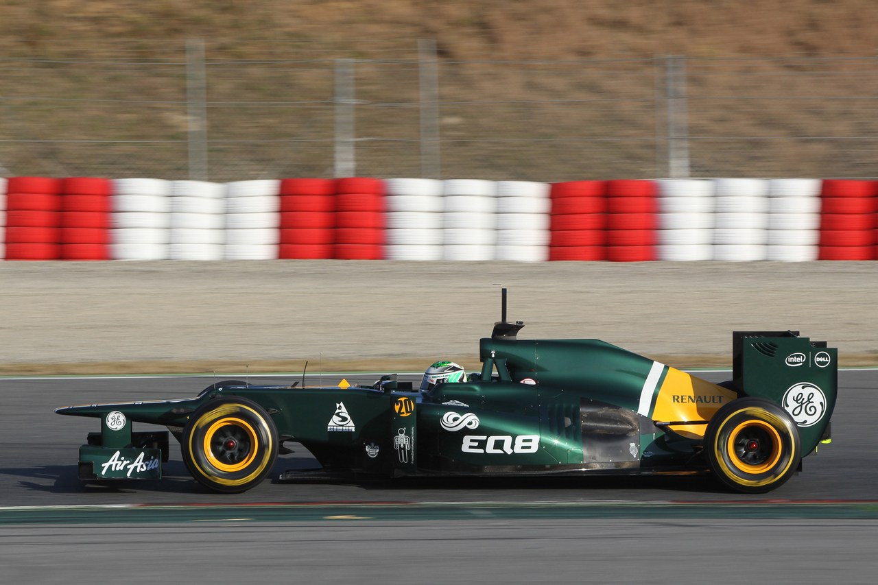 21.02.2012, Barcelona, Spain,
Heikki Kovalainen (FIN), Caterham F1 Team - Formula 1 Testing, day 1 - Formula 1 World Championship 