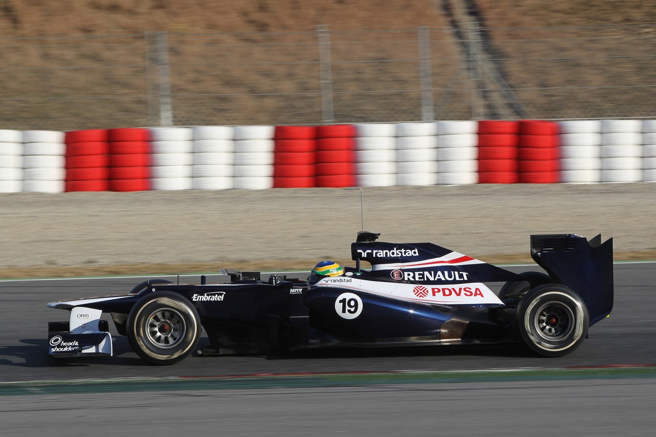 21.02.2012, Barcelona, Spain,
Bruno Senna (BRA), Williams F1 Team - Formula 1 Testing, day 1 - Formula 1 World Championship 