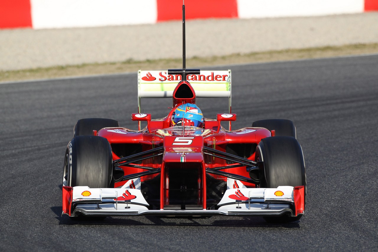 21.02.2012, Barcelona, Spain,
Fernando Alonso (ESP), Scuderia Ferrari - Formula 1 Testing, day 1 - Formula 1 World Championship 