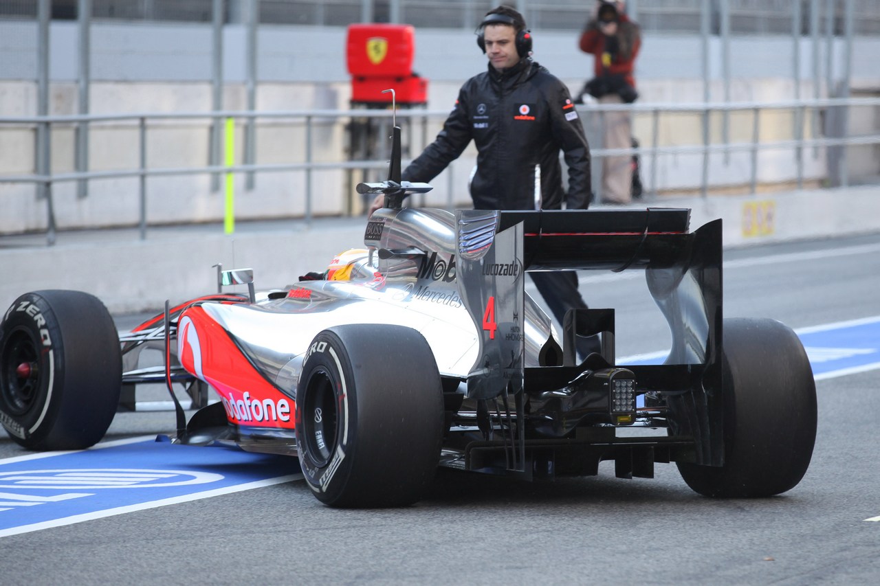 21.02.2012 Barcelona, Spain,
Lewis Hamilton (GBR), McLaren Mercedes  - Formula 1 Testing, day 1 - Formula 1 World Championship 