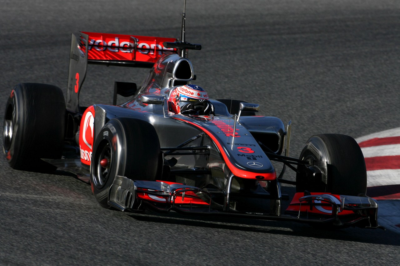 23.02.2012, Barcelona, Spain,
Jenson Button (GBR), McLaren Mercedes   - Formula 1 Testing, day 3 - Formula 1 World Championship 