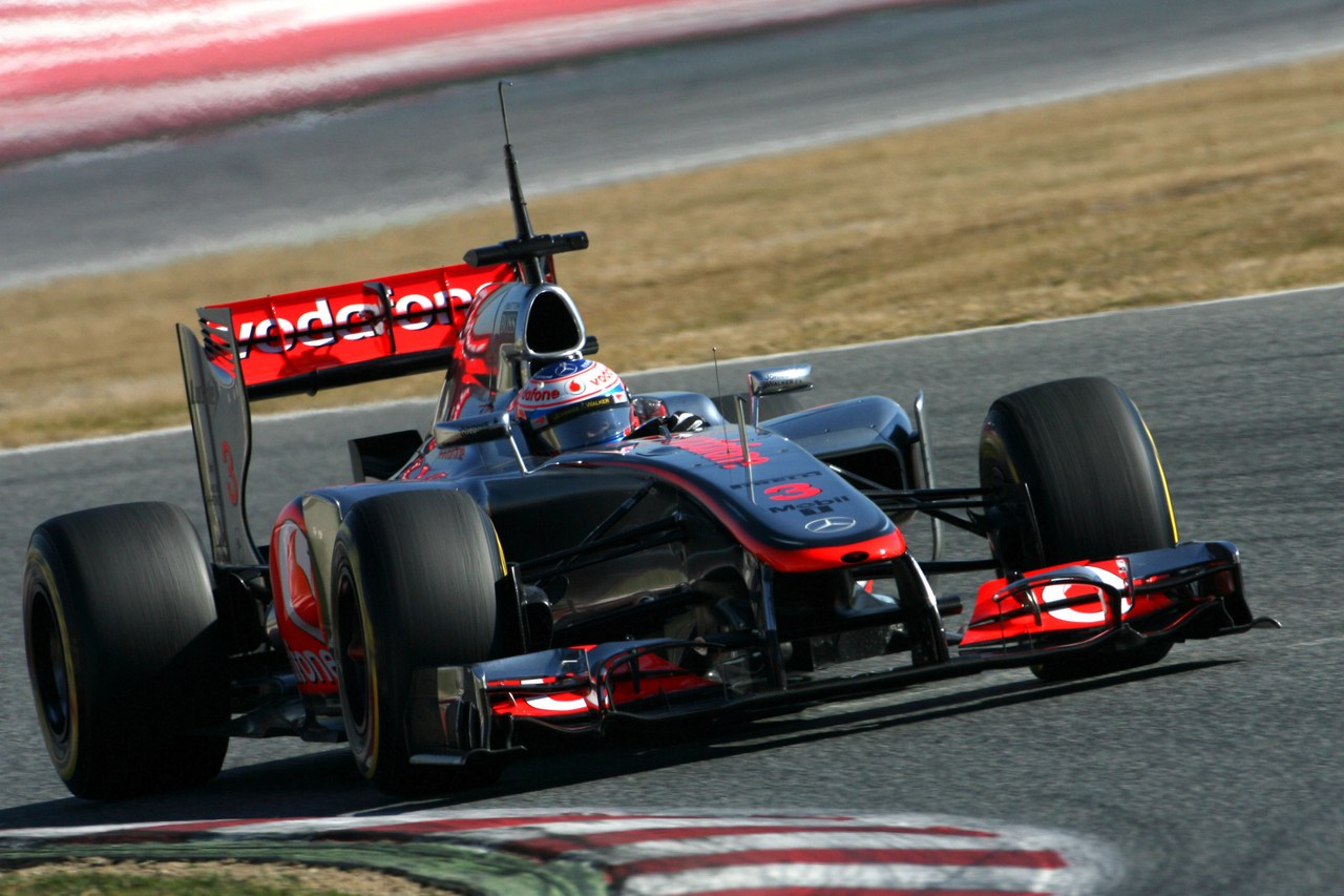 23.02.2012, Barcelona, Spain,
Jenson Button (GBR), McLaren Mercedes   - Formula 1 Testing, day 3 - Formula 1 World Championship 