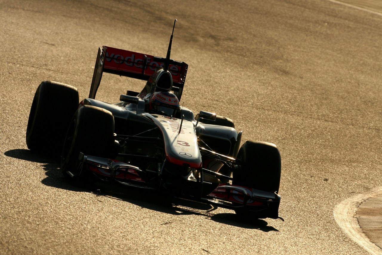 24.02.2012, Barcelona, Spain,
Jenson Button (GBR), McLaren Mercedes   - Formula 1 Testing, day 4 - Formula 1 World Championship 