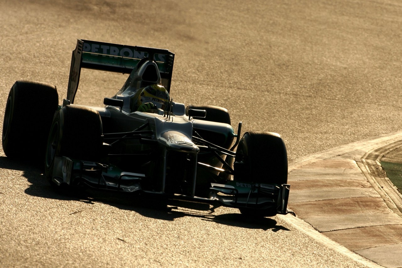 24.02.2012, Barcelona, Spain,
Nico Rosberg (GER), Mercedes GP   - Formula 1 Testing, day 4 - Formula 1 World Championship 