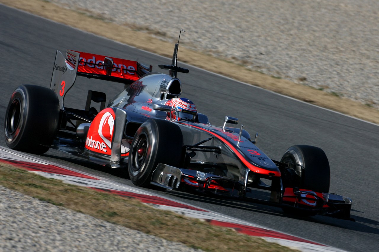 24.02.2012, Barcelona, Spain,
Jenson Button (GBR), McLaren Mercedes   - Formula 1 Testing, day 4 - Formula 1 World Championship 