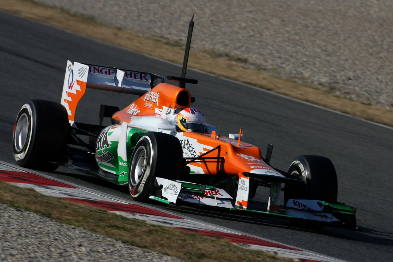 24.02.2012, Barcelona, Spain,
Paul di Resta (GBR), Sahara Force India Formula One Team   - Formula 1 Testing, day 4 - Formula 1 World Championship 