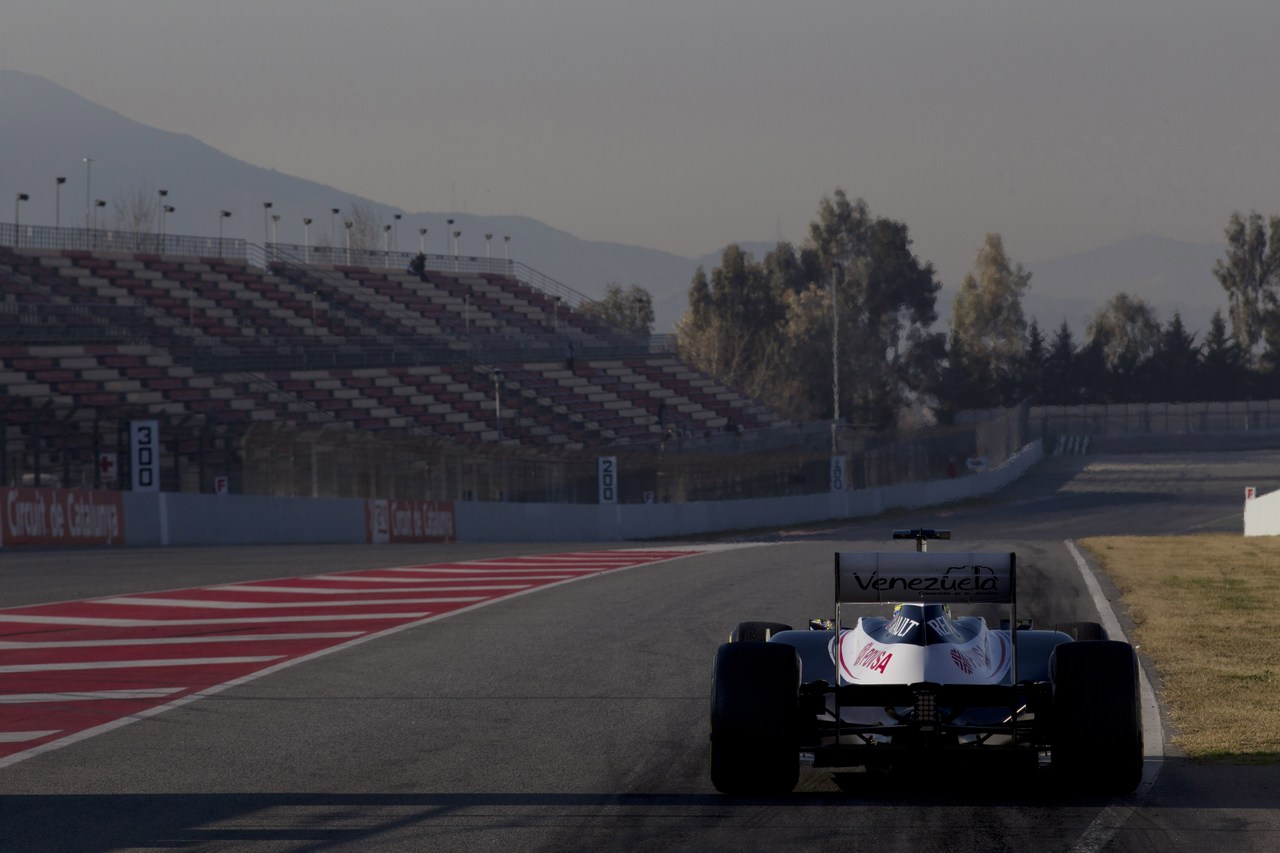 24.02.2012, Barcelona, Spain,
Pastor Maldonado (VEN), Williams F1 Team   - Formula 1 Testing, day 4 - Formula 1 World Championship 