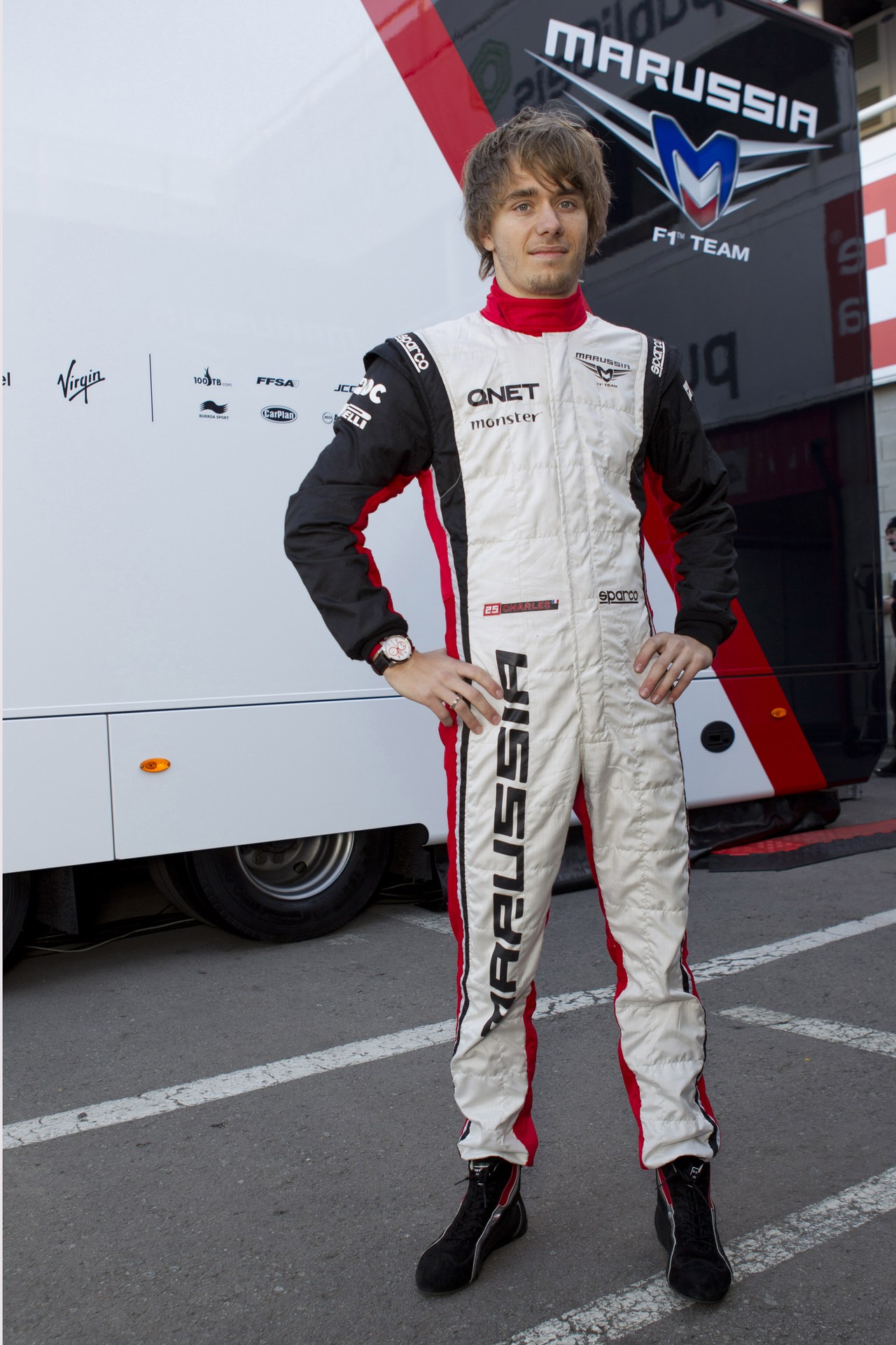 24.02.2012 Barcelona, Spain,
Charles Pic (FRA), Marussia F1 Team - Formula 1 Testing, day 4 - Formula 1 World Championship 