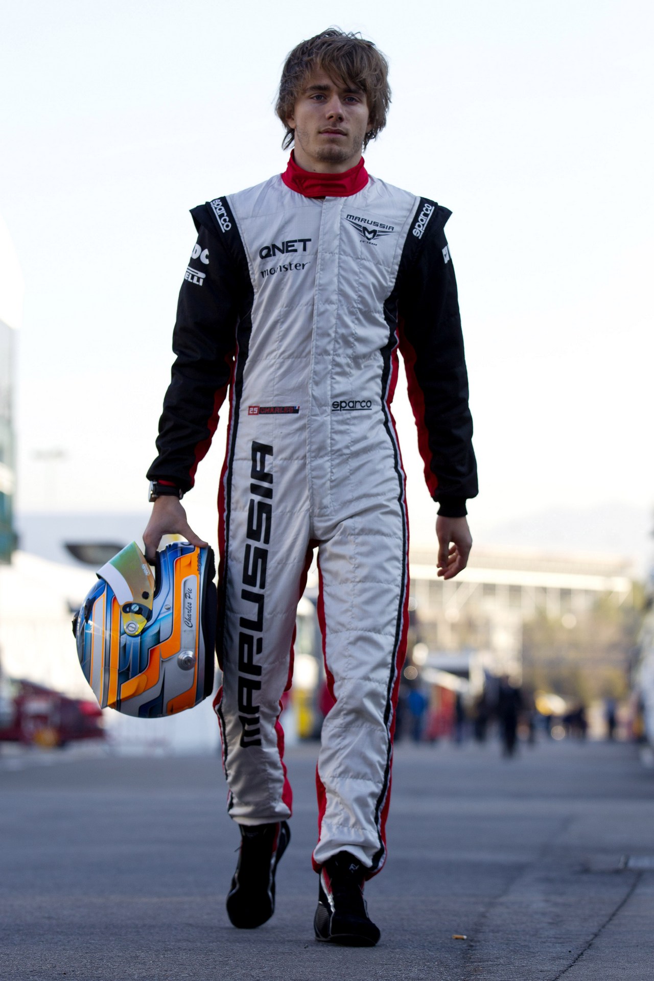 24.02.2012 Barcelona, Spain,
Charles Pic (FRA), Marussia F1 Team - Formula 1 Testing, day 4 - Formula 1 World Championship 