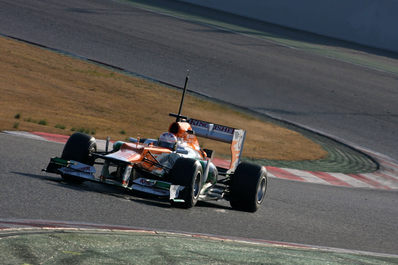 24.02.2012, Barcelona, Spain,
Paul di Resta (GBR), Sahara Force India Formula One Team   - Formula 1 Testing, day 4 - Formula 1 World Championship 