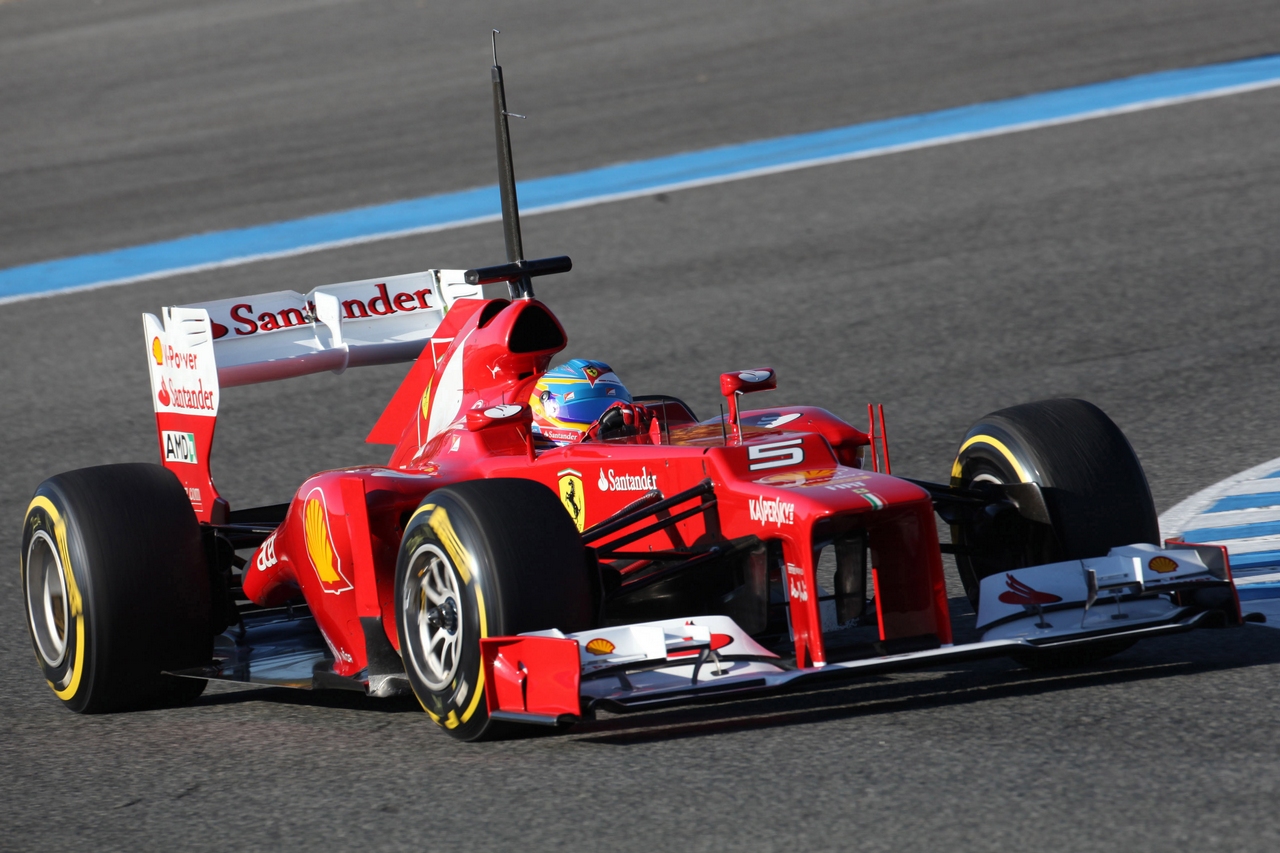 10.02.2012 Jerez, Spain,
Fernando Alonso (ESP), Scuderia Ferrari   - Formula 1 Testing, day 4 - Formula 1 World Championship 