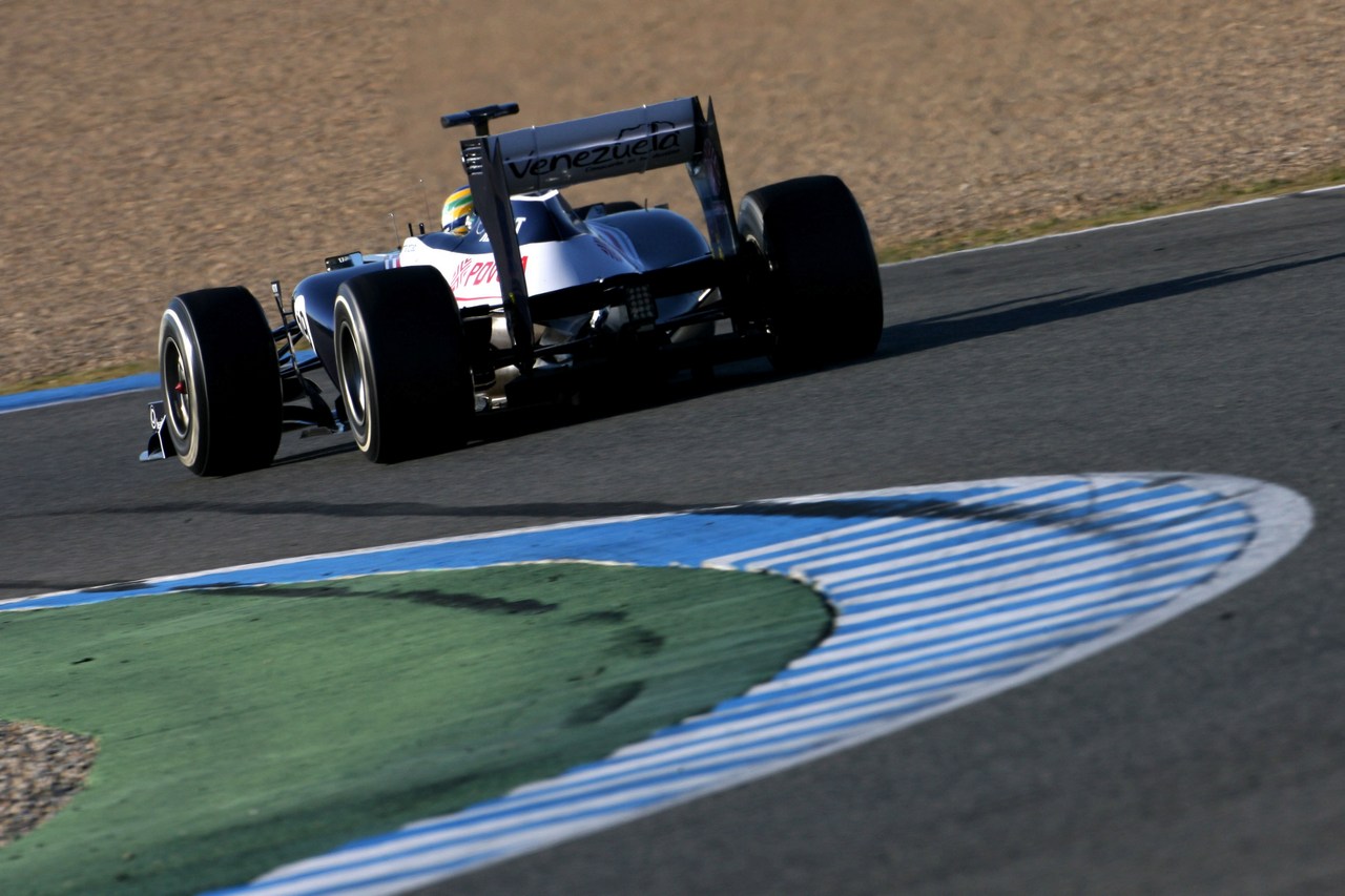 10.02.2012 Jerez, Spain,
Bruno Senna (BRE), Williams F1 Team   - Formula 1 Testing, day 4 - Formula 1 World Championship 