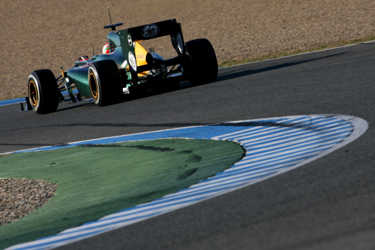 10.02.2012 Jerez, Spain,
Jarno Trulli (ITA), Caterham Team   - Formula 1 Testing, day 4 - Formula 1 World Championship 