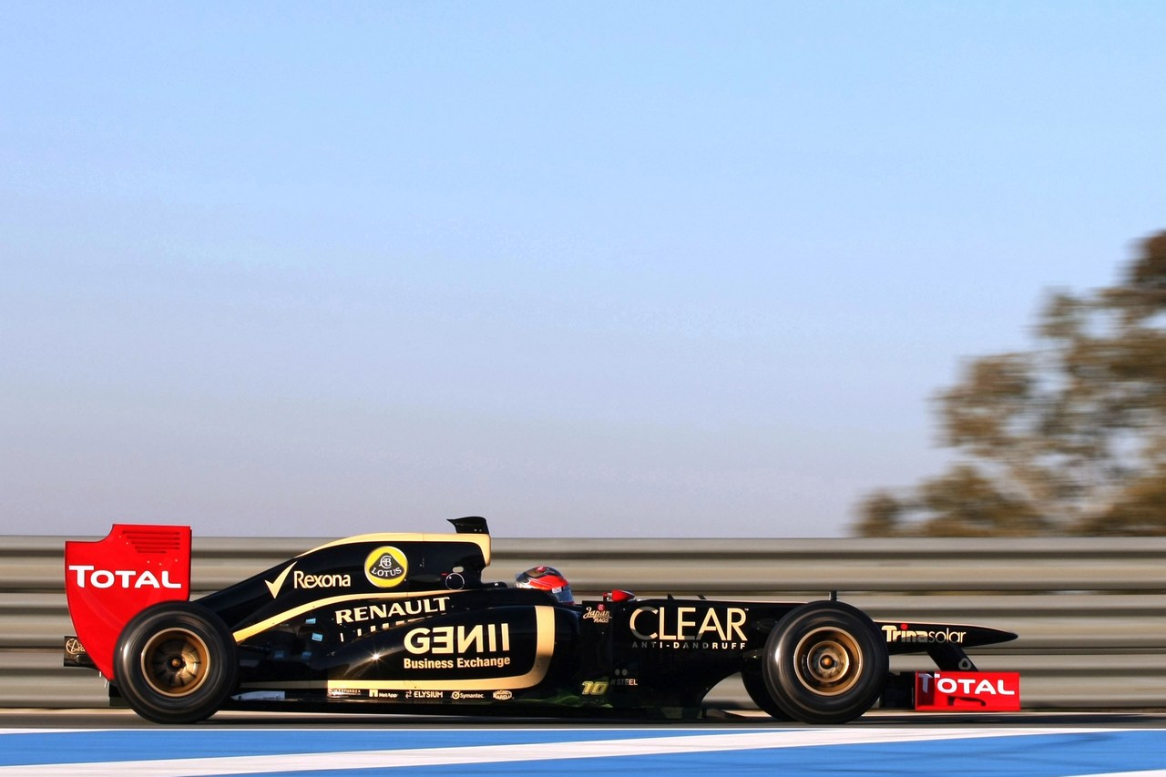 10.02.2012 Jerez, Spain,
Romain Grosjean (FRA), Lotus Renault GP   - Formula 1 Testing, day 4 - Formula 1 World Championship 