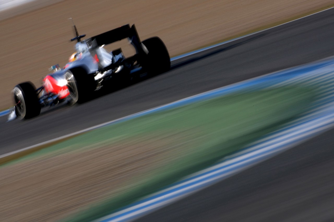 10.02.2012 Jerez, Spain,
Lewis Hamilton (GBR), McLaren Mercedes   - Formula 1 Testing, day 4 - Formula 1 World Championship 
