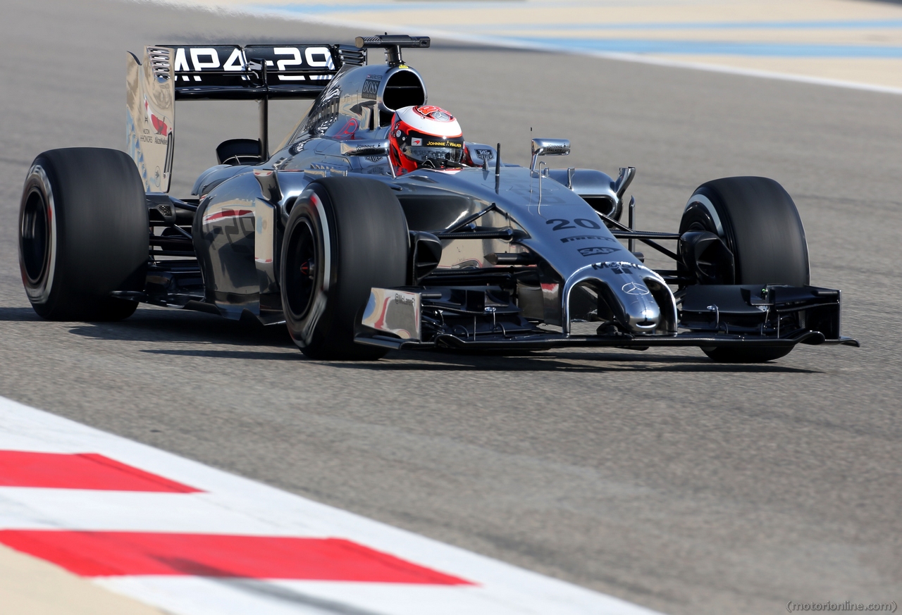Kevin Magnussen (DEN), McLaren F1 
19.02.2014. Formula One Testing, Bahrain Test One, Day One, Sakhir, Bahrain.