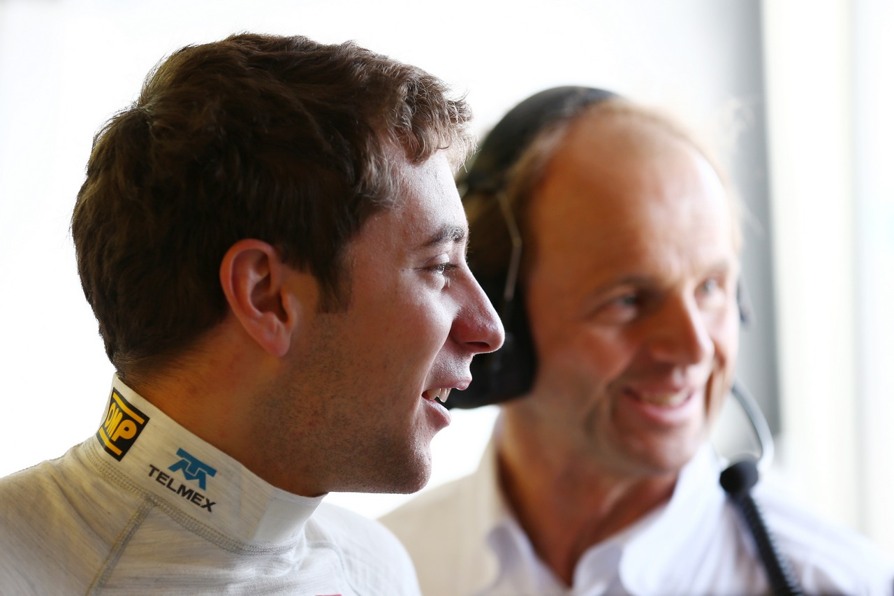 Robin Frijns (NLD) Sauber Test and Reserve Driver with Joseph Lieberer (SUI) Sauber Physio.
