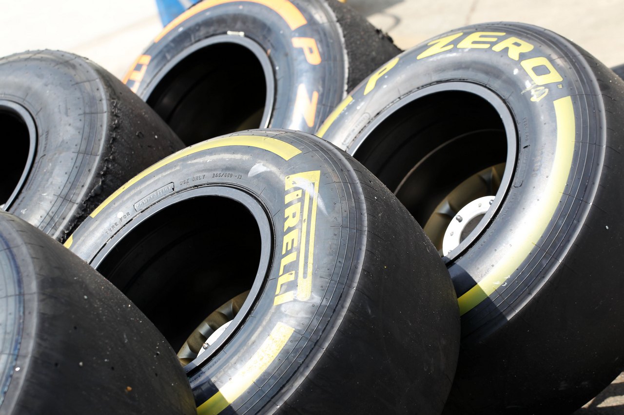 Used Pirelli tyres.
