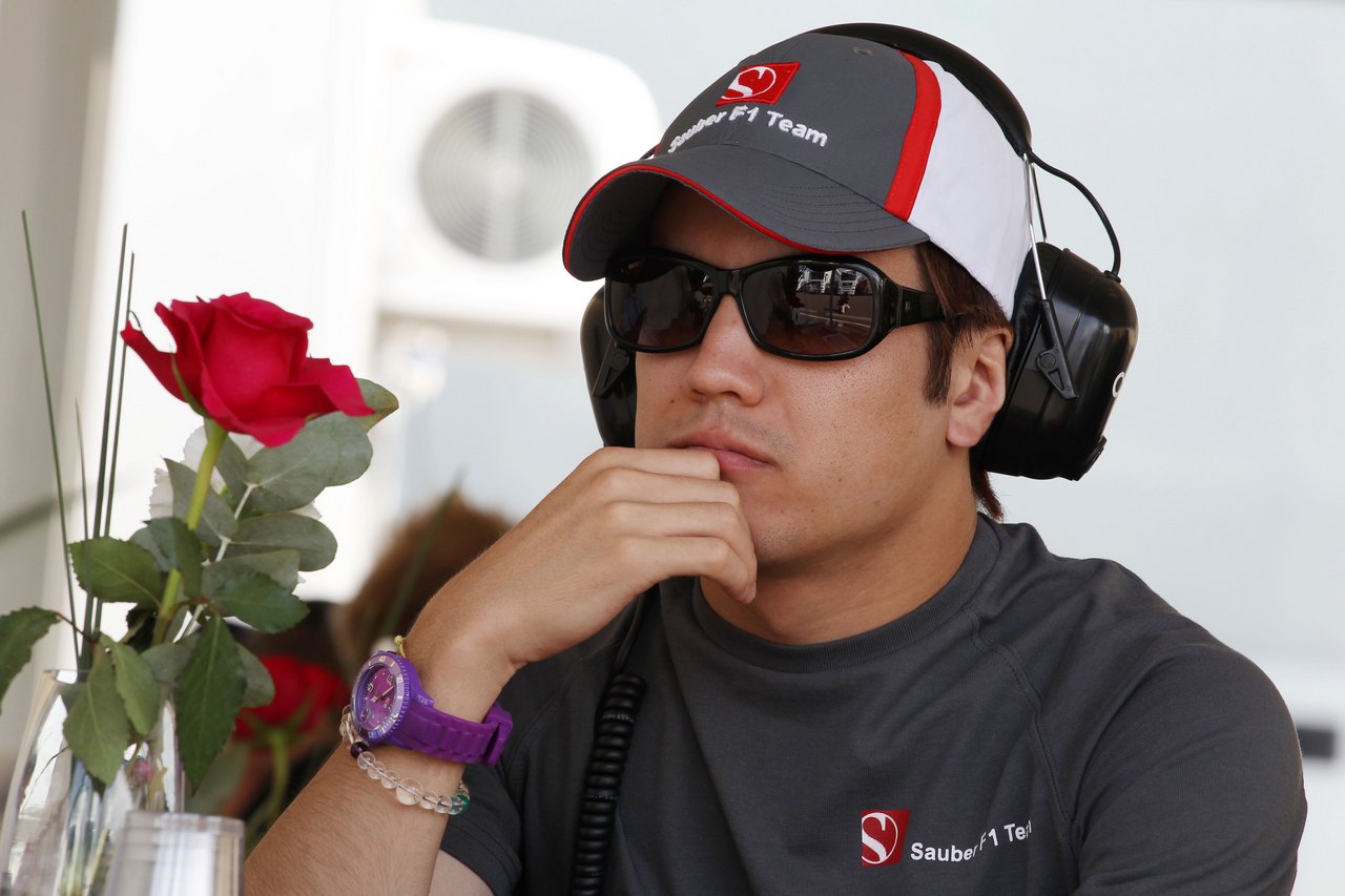 Kimiya Sato (JPN) Sauber Test Driver.

