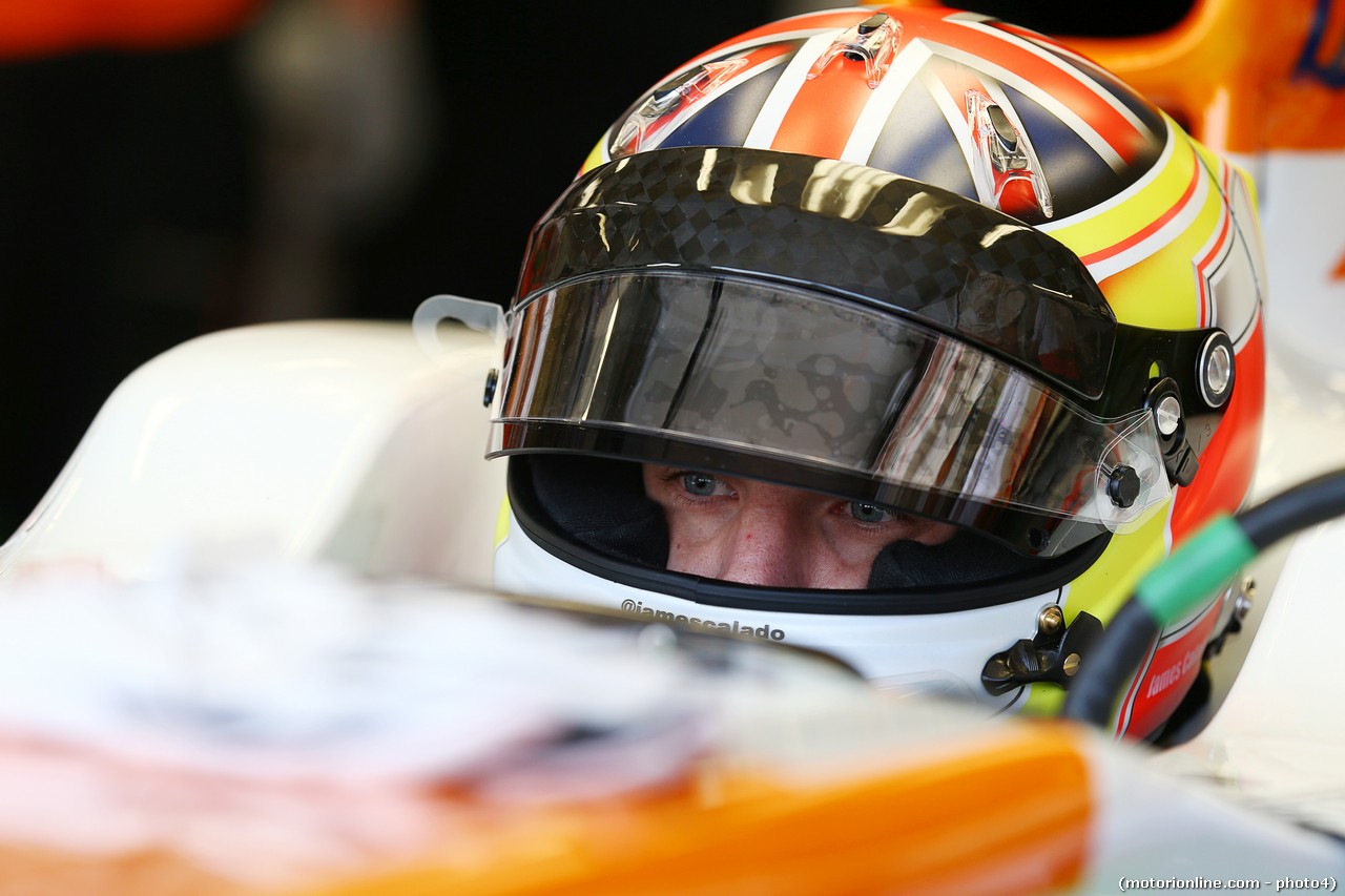 James Calado (GBR) Sahara Force India VJM06 Test Driver.
