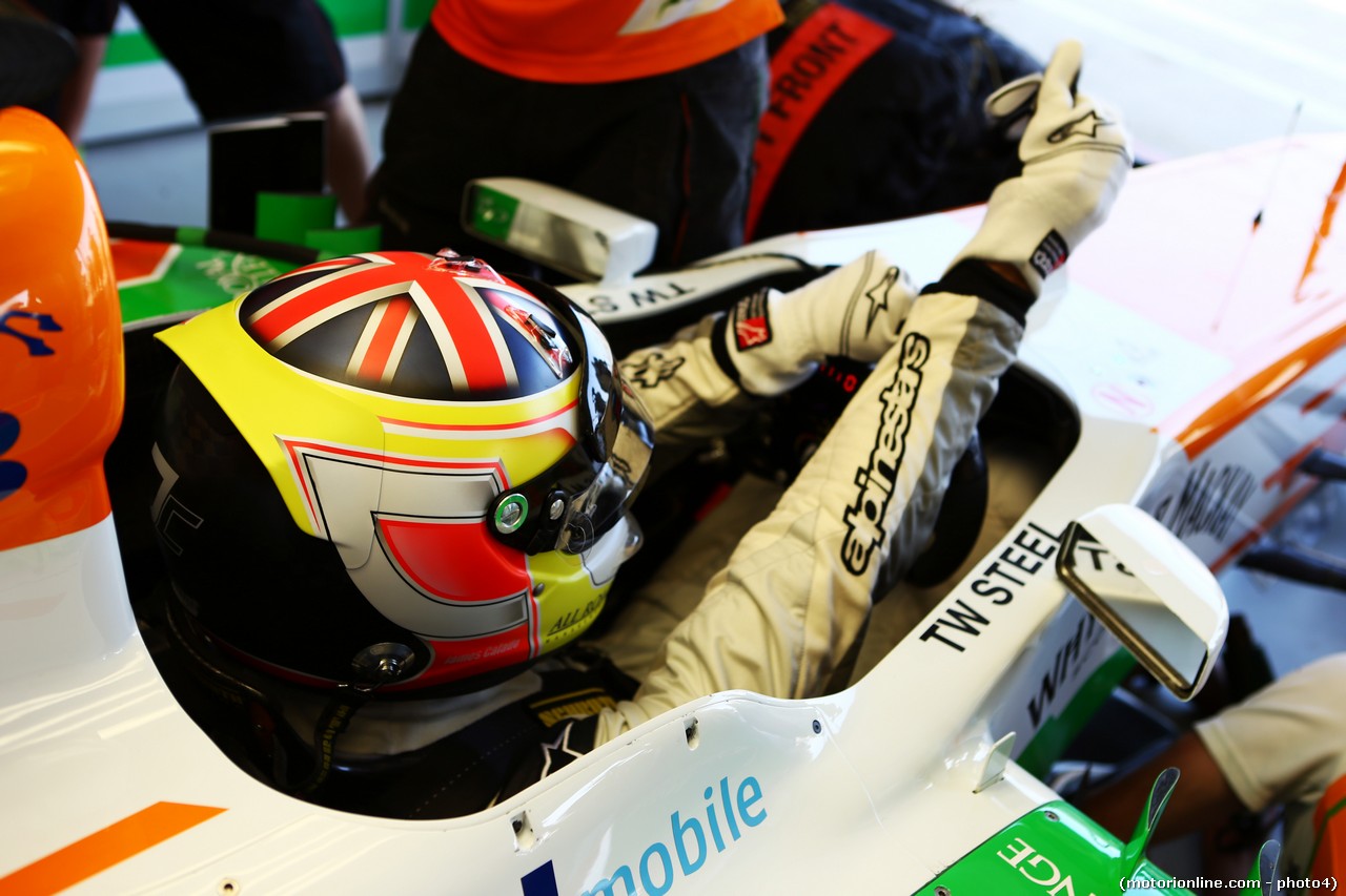 James Calado (GBR) Sahara Force India VJM06 Test Driver.
