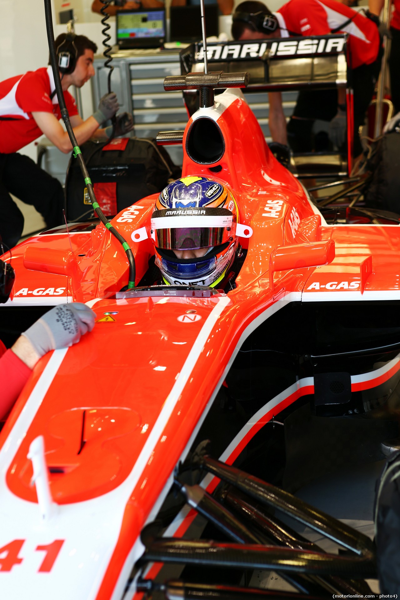 Tio Ellinas (CYP) Marussia F1 Team MR02 Test Driver.
