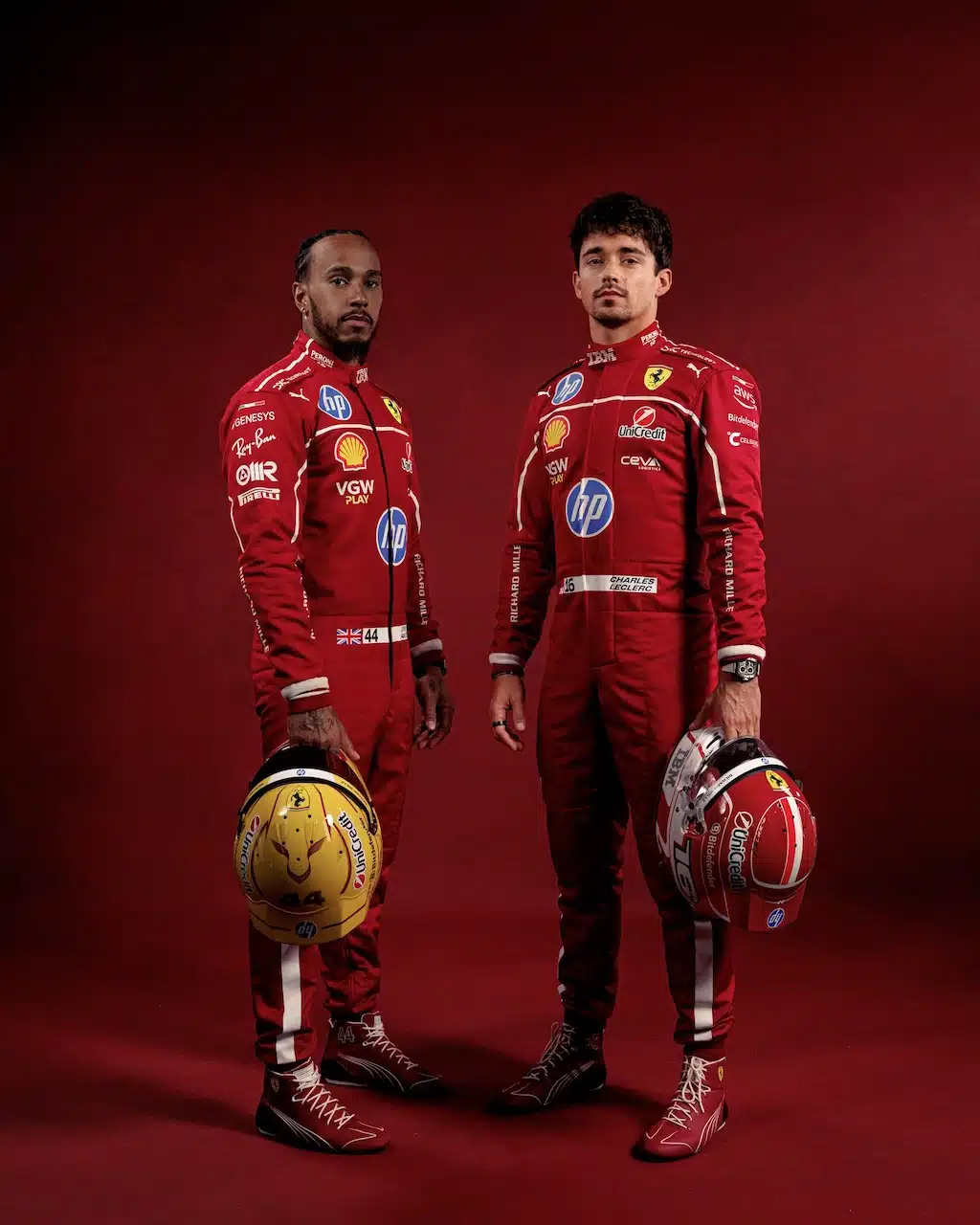 TUTE FERRARI 2025 HAMILTON LECLERC