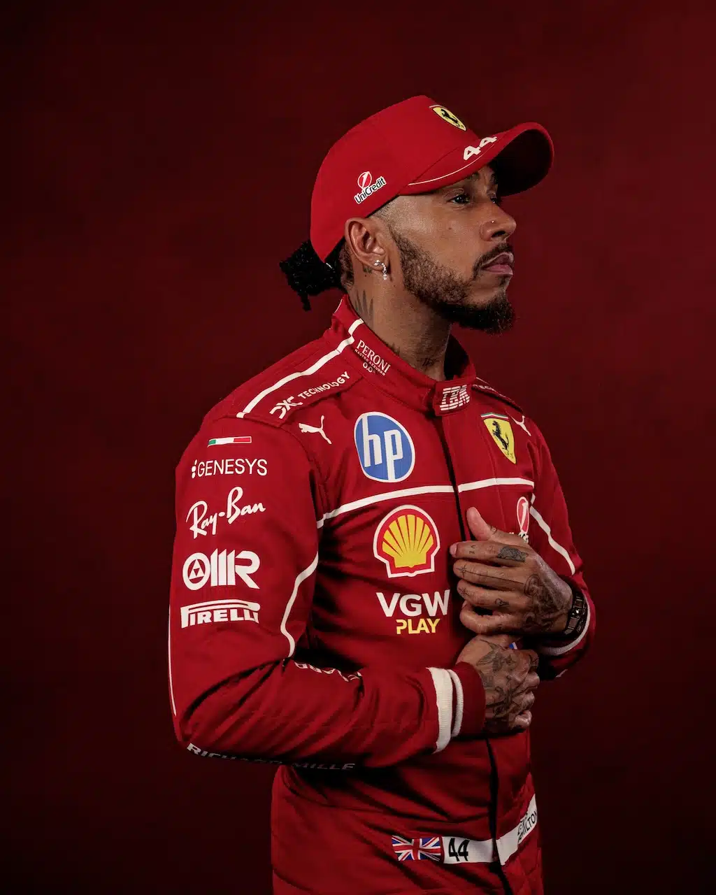 TUTE FERRARI 2025 HAMILTON LECLERC