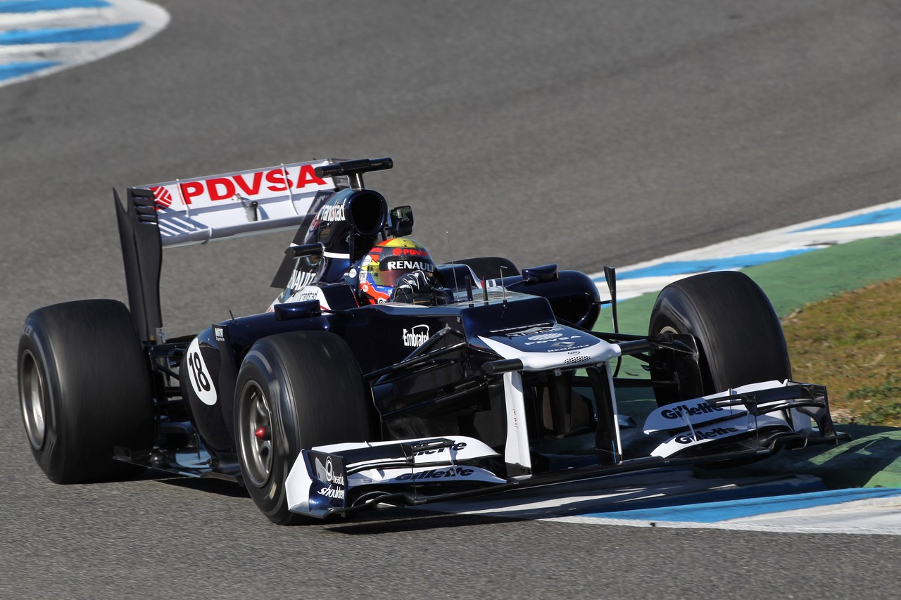 07.02.2012 Jerez, Spain,
Pastor Maldonado (VEN), Williams F1 Team   - Formula 1 Testing, day 1 - Formula 1 World Championship 
