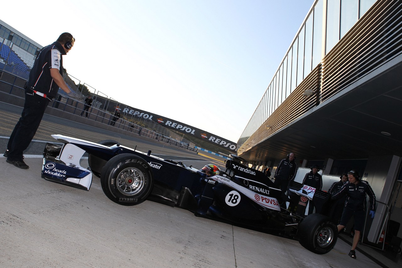 08.02.2012 Jerez, Spain,
Pastor Maldonado (VEN), Williams F1 Team  - Formula 1 Testing, day 1 - Formula 1 World Championship 