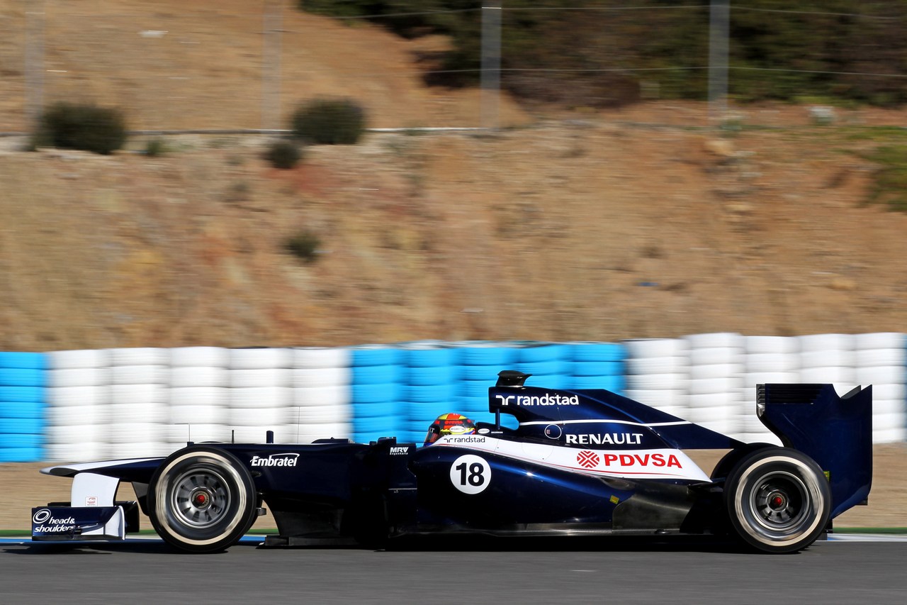 08.02.2012 Jerez, Spain,
Pastor Maldonado (VEN), Williams F1 Team  - Formula 1 Testing, day 1 - Formula 1 World Championship 