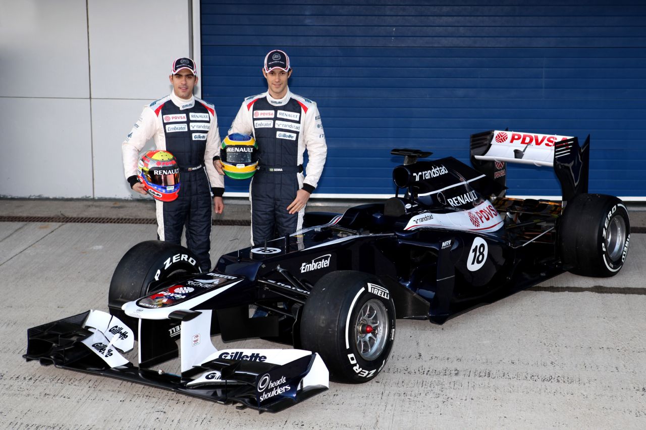 07.02.2012 Jerez, Spain, 
Bruno Senna (VEN), Williams F1 Team and Pastor Maldonado (VEN), Williams F1 Team  - Williams F1 Team FW34 Launch 