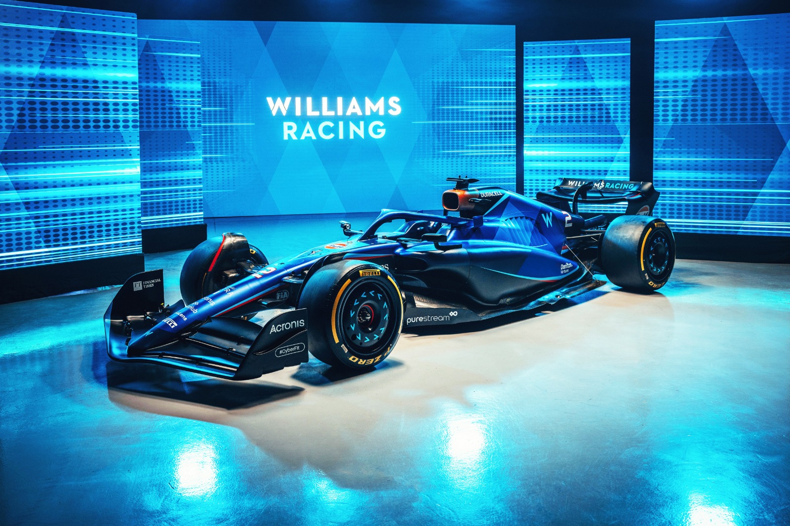 Williams FW45: evento di lancio della livrea