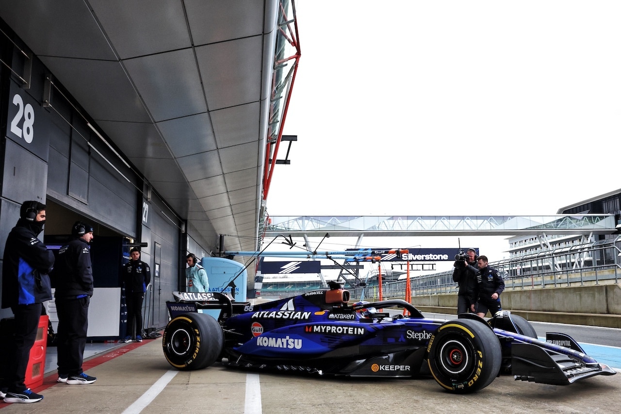 Carlos Sainz (ESP) Williams Racing FW46.
Formula One World Championship, Atlassian Williams Racing FW47 Launch, Silverstone, England, Friday 14th February 2025. 