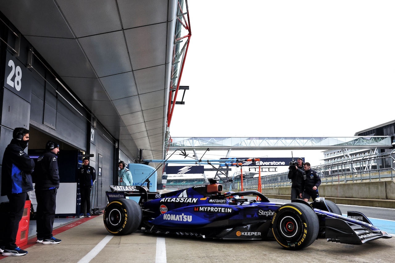 Carlos Sainz (ESP) Williams Racing FW46.
Formula One World Championship, Atlassian Williams Racing FW47 Launch, Silverstone, England, Friday 14th February 2025. 