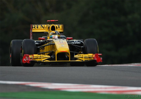 Renault: Kubica terzo in griglia al Gran Premio del Belgio