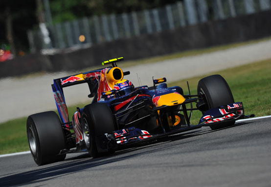 Red Bull: Webber quarto in griglia a Monza, Vettel solo sesto