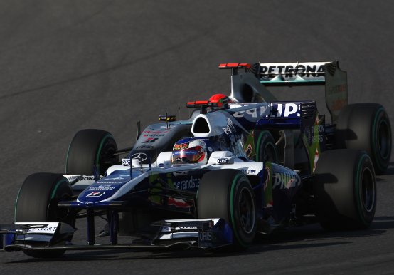 Williams: Barrichello al traguardo in Giappone in nona posizione. Ritiro per Hulkenberg