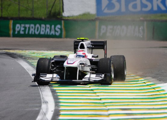 GP Brazil, Sauber: Kobayashi tenth at Interlagos