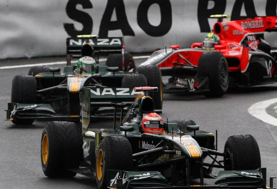GP Brasile, Lotus: problemi di traffico nelle qualifiche