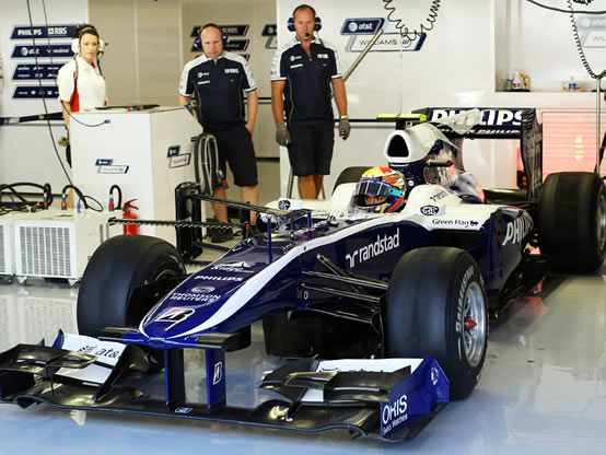 Maldonado al volante della Williams a Caracas