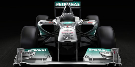 Mercedes W02: prima foto della nuova vettura di Schumacher e Rosberg