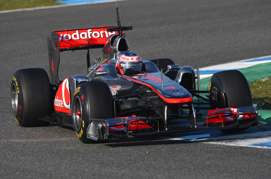 McLaren Mercedes: Button completa la sessione di test a Jerez