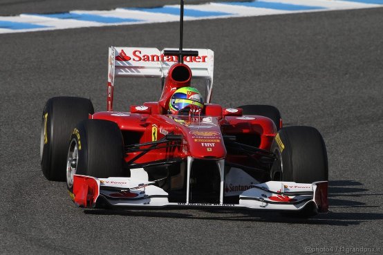 Ferrari, Massa soddisfatto della F150th Italia a Jerez