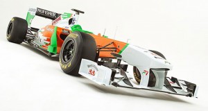 The Force India VJM04 presented