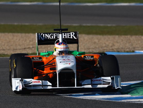 Force India: Paul di Resta in pista a Jerez