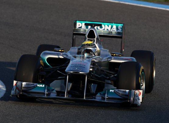 Mercedes GP: Rosberg in pista nella prima giornata di Jerez