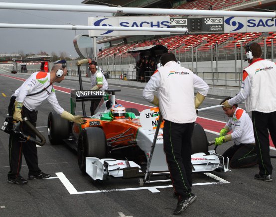 Force India: Simulazione di gara a Barcellona