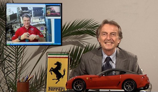 Ferrari: Una telefonata dallo spazio per il Presidente Montezemolo