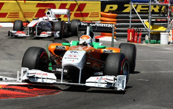 Force India: Gara movimentata per di Resta e Sutil a Monaco